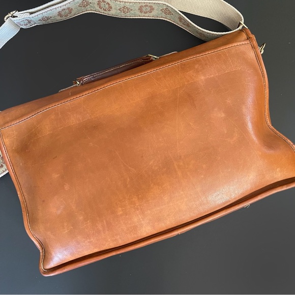 Coach Vintage Morgan Briefcase British Tan Touch-lock Clos… - Picture 16 of 16